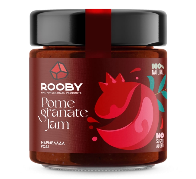 Confiture de grenade au jus de raisins
